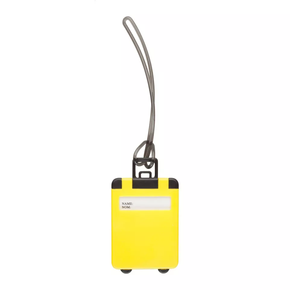 Glasgow geel  kofferlabel 