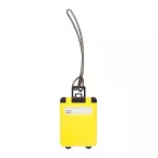 Glasgow yellow  luggage tag 