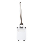 Glasgow white  luggage tag 