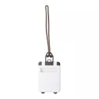 Glasgow white  luggage tag 