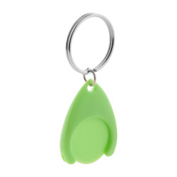 Nelly green  trolley coin keyring 