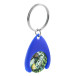 Nelly bleu  porte-clés jeton pour caddy 