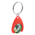 Nelly rouge  porte-clés jeton pour caddy 