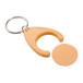 Nelly orange  trolley coin keyring 