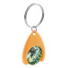 Nelly orange  trolley coin keyring 