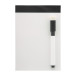 Mafri black white magnetic note board 