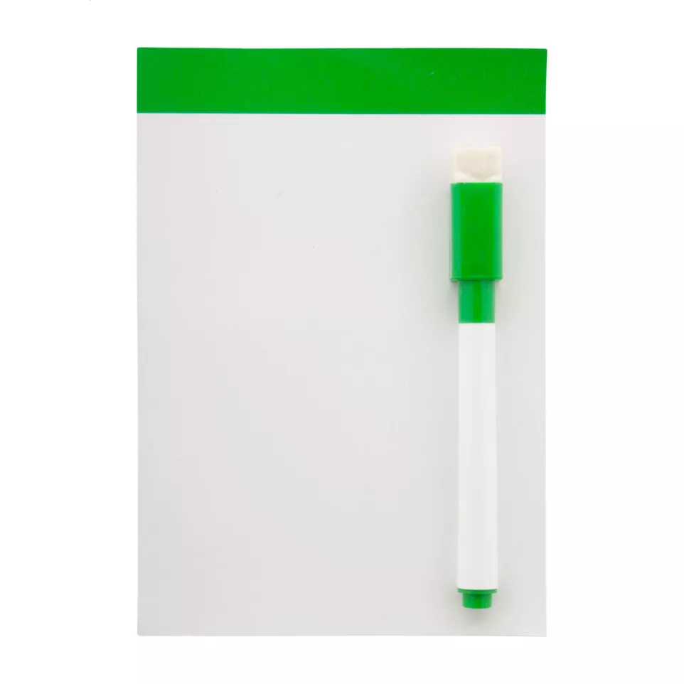 Mafri green white magnetic note board 