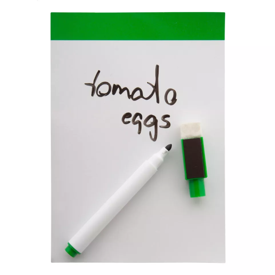 Mafri green white magnetic note board 