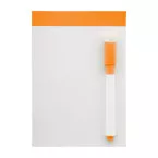 Mafri orange white magnetic note board 