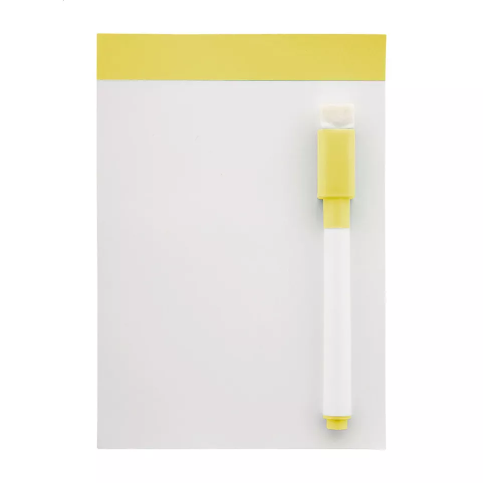 Mafri yellow white magnetic note board 