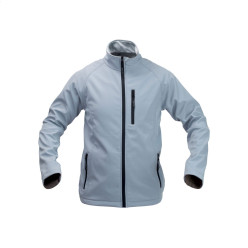 Toasta light grey black softshell jacket M