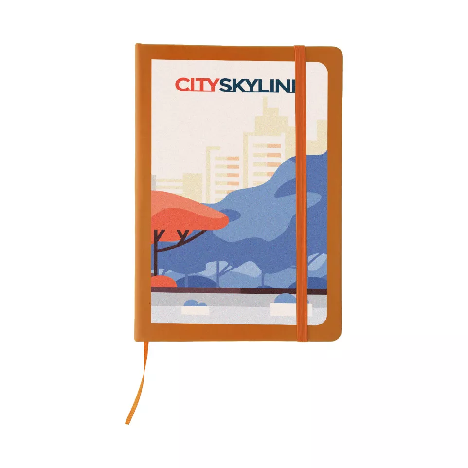 Nopuk Blank A5 orange  bloc-notes 