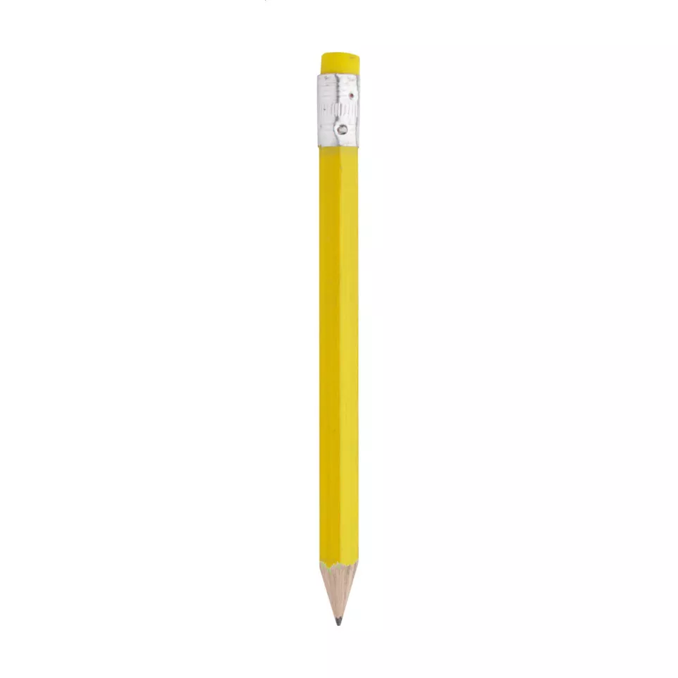Komin jaune  mini crayon à papier 