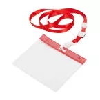 Ballek rouge transparent tour de cou 