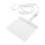 Ballek wit transparant lanyard 