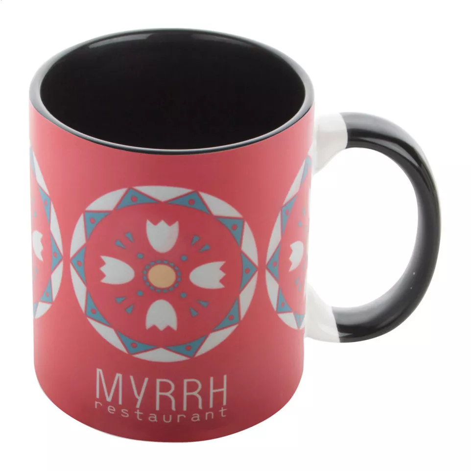 InnoColour black white sublimation mug 