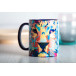 InnoColour blue white sublimation mug 