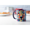 InnoColour bleu blanc mug pour la sublimation 