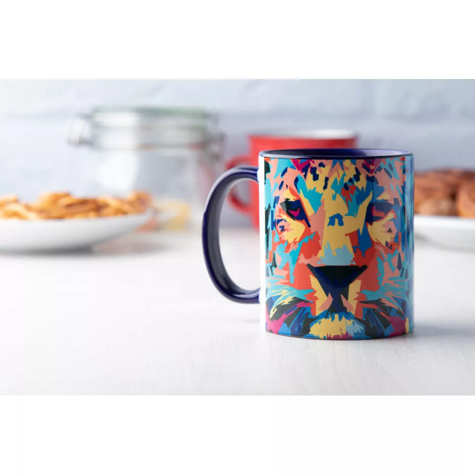 InnoColour bleu blanc mug pour la...