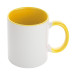 InnoColour yellow white sublimation mug 