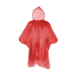 Stormy red  poncho 