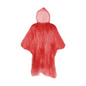 Stormy red  poncho 
