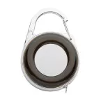 Bessux zwart  rolbandmaat sleutelhanger 