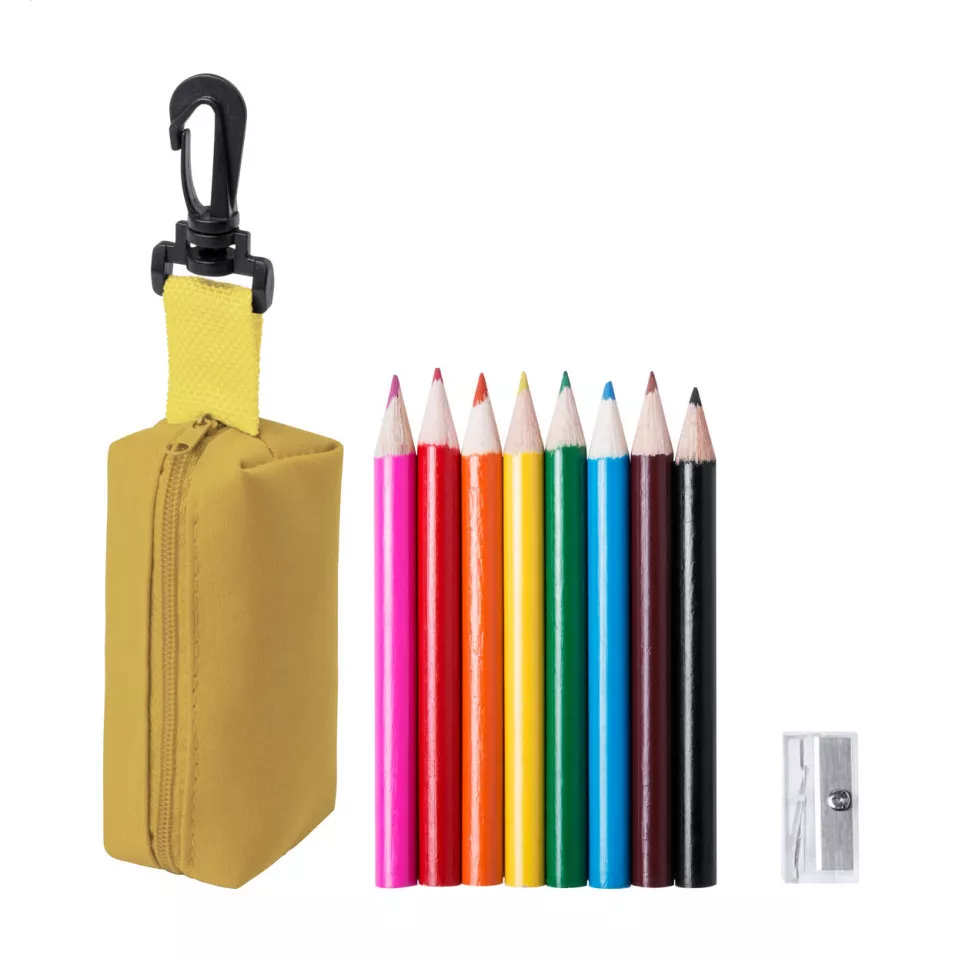 Medina yellow  coloured pencil set 