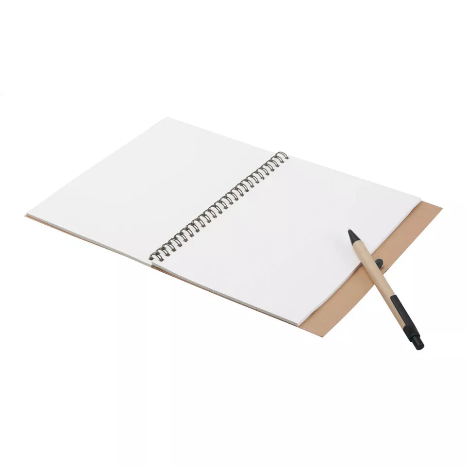 Platanus A5 noir naturelle bloc-notes 