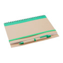 Platanus A5 green natural notebook 