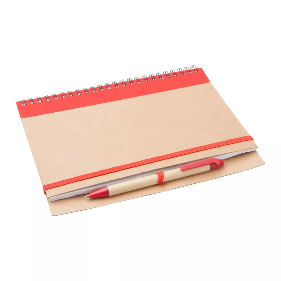 Platanus A5 red natural notebook 