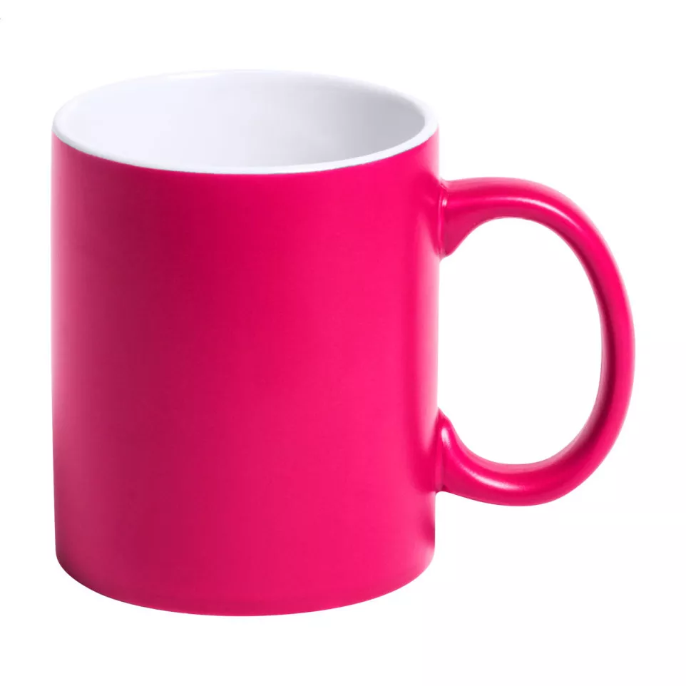 Covory fuchsia blanc mug 
