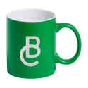 Covory green white mug 