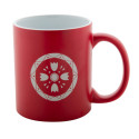 Covory red white mug 