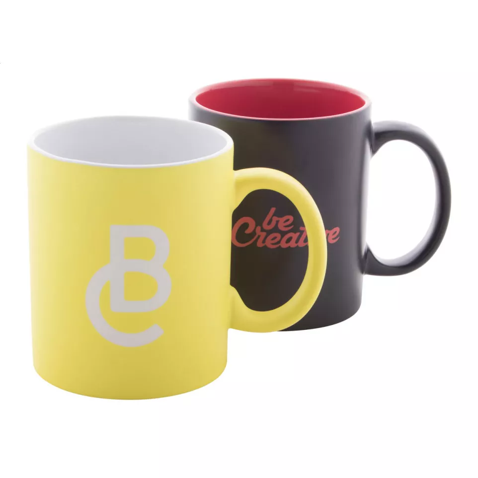 Bavary red black mug 