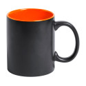 Bavary orange black mug 