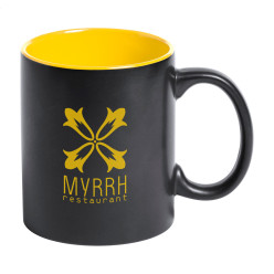 Bavary yellow black mug 