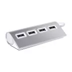Wudge zilver wit USB hub 
