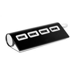 Wudge zwart wit USB hub 