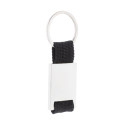 Poxil black silver keyring 
