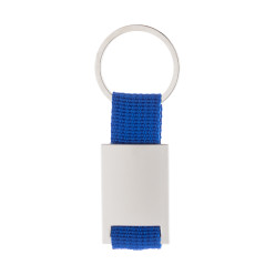 Poxil blue silver keyring 