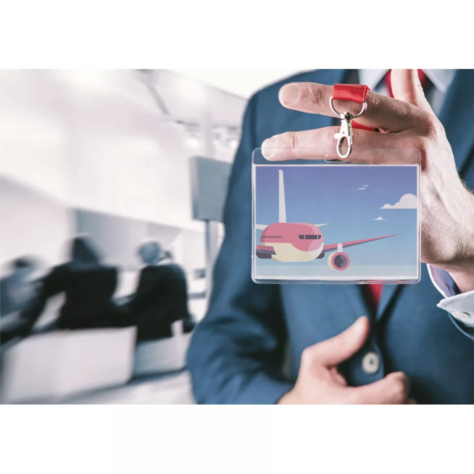 Vimmol transparent  badge holder 