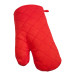 Challah red  oven mitt 