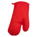 Challah red  oven mitt 