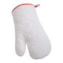 Challah white  oven mitt 