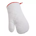Challah white  oven mitt 