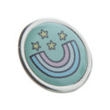 Read silver  metal badge 