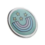 Read zilver  metalen badge 