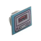 Oran zilver  metalen badge 