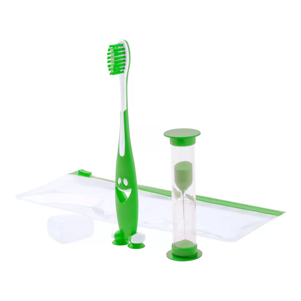 Toothie vert  set brosse à dents 